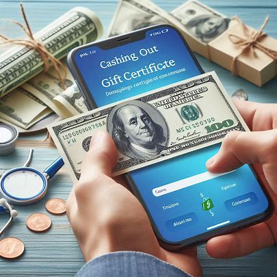 cashing out gift certificates